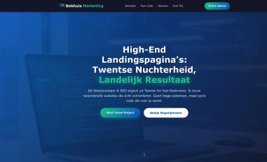 Schermafbeelding van bekhuismarketing.nl