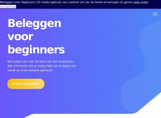 Schermafbeelding van beleggenvoorbeginners24.nl
