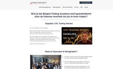 Schermafbeelding van belgiantradingacademy.be