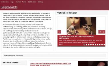 Schermafbeelding van belgiesexdate.be