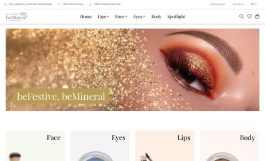 Schermafbeelding van bemineral.com