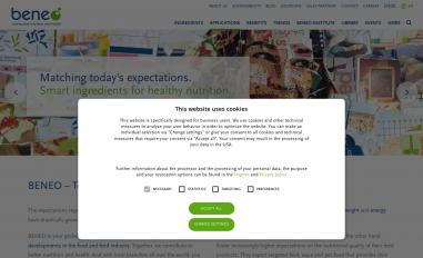 Schermafbeelding van beneo.com