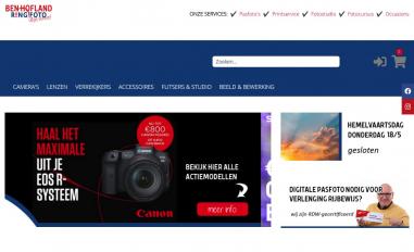 Schermafbeelding van benhofland.nl