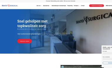 Schermafbeelding van bentosurgical.nl