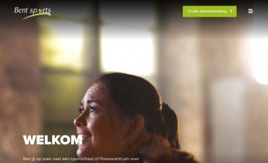 Schermafbeelding van bentsports.nl