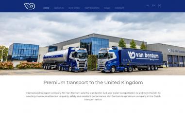 Schermafbeelding van bentum.nl