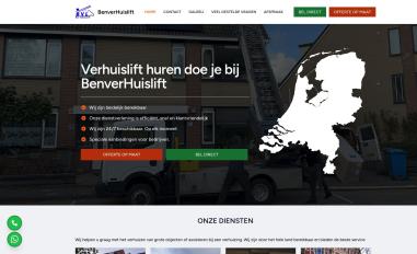 Schermafbeelding van benverhuislift.nl
