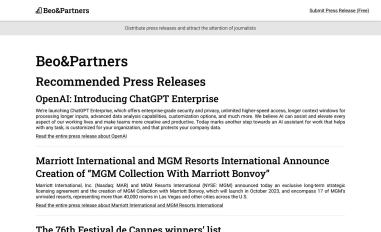 Schermafbeelding van beoandpartners.com