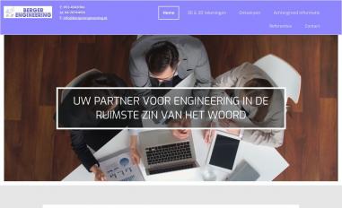 Schermafbeelding van bergerengineering.nl