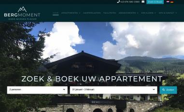 Schermafbeelding van bergmoment.eu