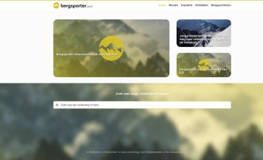 Schermafbeelding van bergsporter.com