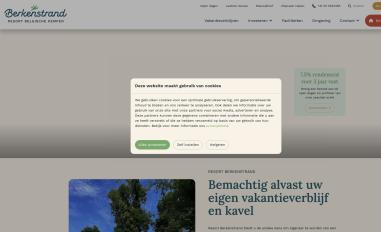 Schermafbeelding van berkenstrandverkoop.be