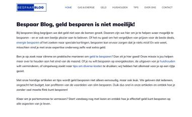 Schermafbeelding van bespaar-blog.nl