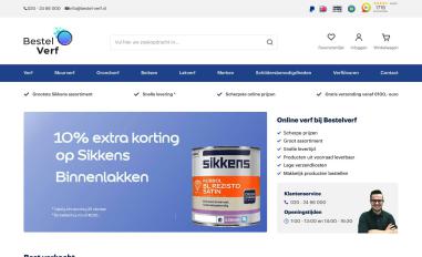 Schermafbeelding van bestel-verf.nl