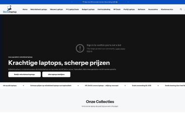 Schermafbeelding van bestellaptops.nl