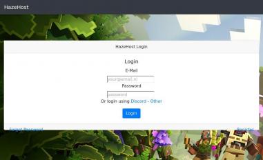 Schermafbeelding van beta.hazehost.nl