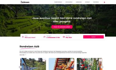 Schermafbeelding van beta.holidream.nl