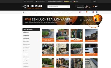 Schermafbeelding van betondingen.nl