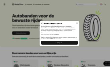 Schermafbeelding van bettertires.com