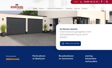 Schermafbeelding van betuwsedeuren.nl