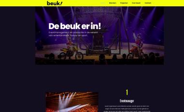 Schermafbeelding van beukprojecten.nl