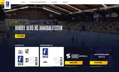 Schermafbeelding van bevohc.nl