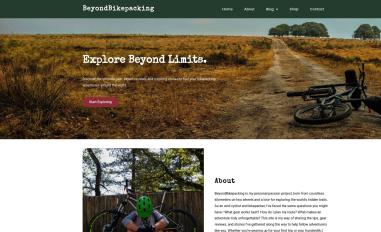 Schermafbeelding van beyondbikepacking.com