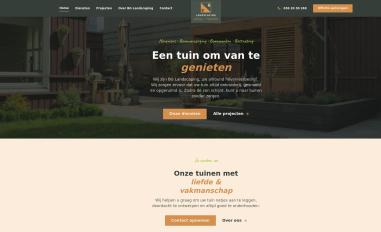 Schermafbeelding van bglandscaping.nl