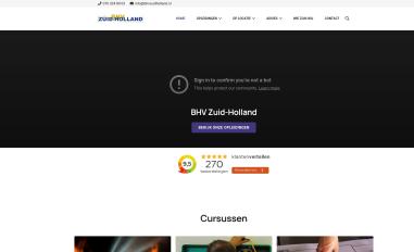 Schermafbeelding van bhvzuidholland.nl