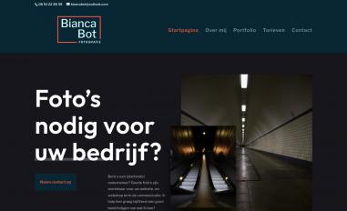 Schermafbeelding van biancabotfotografie.nl
