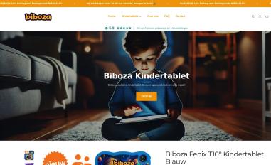 Schermafbeelding van biboza.nl