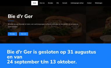 Schermafbeelding van biederger.nl