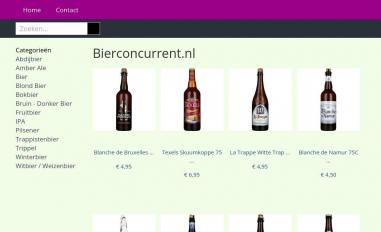 Schermafbeelding van bierconcurrent.nl