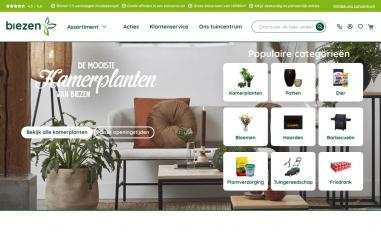 Schermafbeelding van biezen.nl