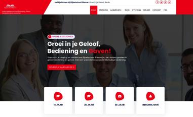 Schermafbeelding van bijbelschoolrhema.nl