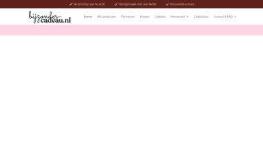 Schermafbeelding van bijzonder-cadeau.nl