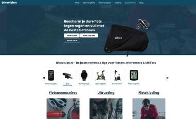 Schermafbeelding van bikevision.nl