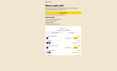 Schermafbeelding van billy-split.it