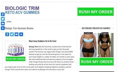 Schermafbeelding van biologictrim.com