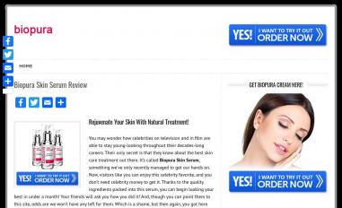 Schermafbeelding van biopuraskinserum.com