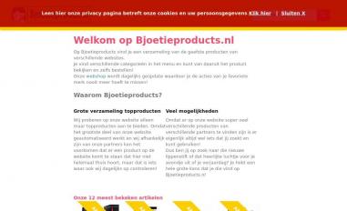 Schermafbeelding van bjoetieproducts.nl