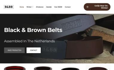 Schermafbeelding van blackbrownbelts.nl
