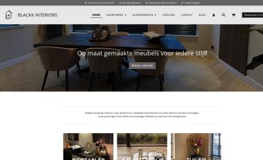 Schermafbeelding van blackk-interiors.nl