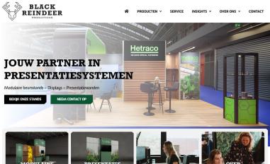 Schermafbeelding van blackreindeer.nl