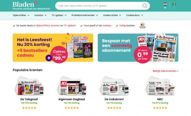 Schermafbeelding van bladen.nl