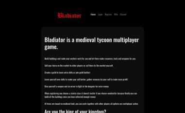 Schermafbeelding van bladiator.com