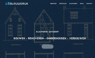 Schermafbeelding van blauwdrukbouw.nl