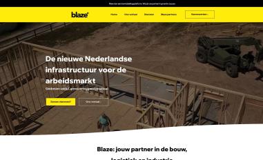 Schermafbeelding van blazevaklui.nl