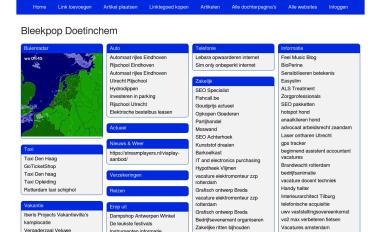 Schermafbeelding van bleekpop.nl