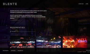 Schermafbeelding van blente.be